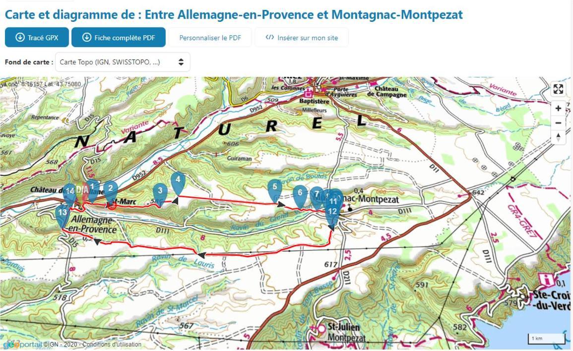 Gite Avec Terrasse Privee Proche Des Gorges Du Verdon Allemagne-en-Provence Zewnętrze zdjęcie